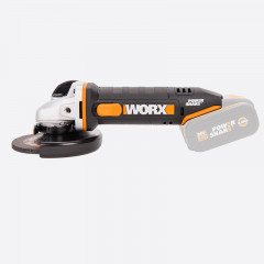 Угловая шлифовальная машина (болгарка) WORX WX803.9, 20v, 125 мм, без АКБ и ЗУ (аккумуляторная)