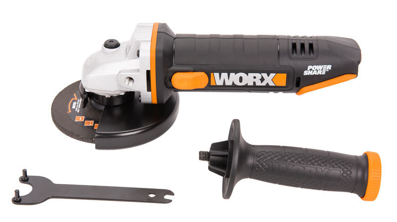 Угловая шлифовальная машина (болгарка) WORX WX803.9, 20v, 125 мм, без АКБ и ЗУ (аккумуляторная)