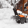 Снегоуборщик WORX WG471E, 40v, 50 см, в комплекте АКБ 2x4 А·ч и ЗУ (аккумуляторный)