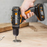 Дрель-шуруповерт WORX WX101.2, 20v, 30 Нм, в комплекте АКБ 2 А·ч и ЗУ, кейс (аккумуляторная)