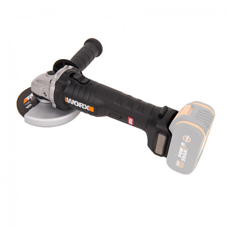Угловая шлифовальная машина (болгарка) WORX WX812.9, 20v, 125 мм, без АКБ и ЗУ (аккумуляторная)