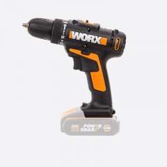 Дрель-шуруповерт WORX WX101.9, 20v, 30 Нм, без АКБ и ЗУ (аккумуляторная)