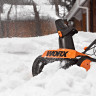 Снегоуборщик WORX WG450E, 1600 Вт (сетевой)