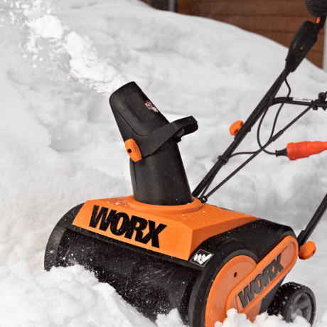 Снегоуборщик WORX WG450E, 1600 Вт (сетевой)