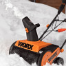 Снегоуборщик WORX WG450E, 1600 Вт (сетевой)