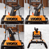 Снегоуборщик WORX WG450E, 1600 Вт (сетевой)