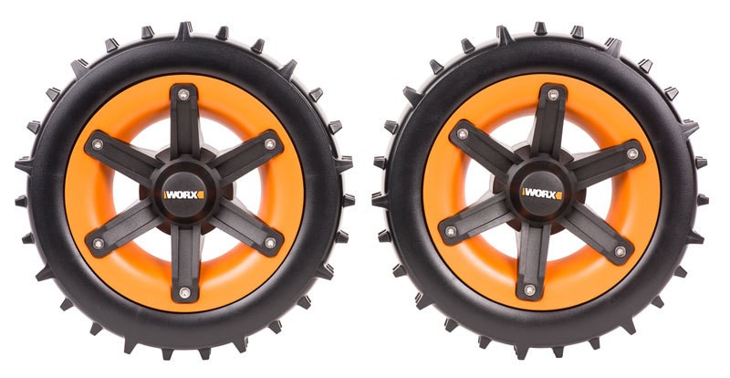 Комплект колес повышенной проходимости "шипованный протектор" для WORX Landroid