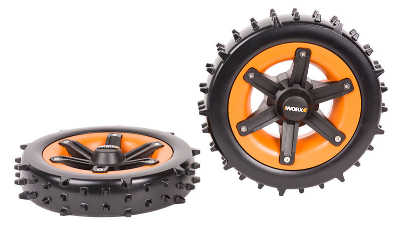 Комплект колес повышенной проходимости "шипованный протектор" для WORX Landroid