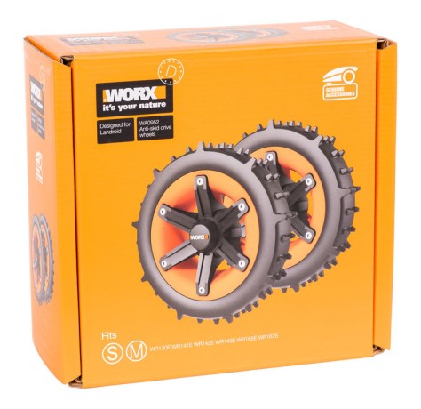 Комплект колес повышенной проходимости "шипованный протектор" для WORX Landroid