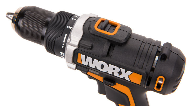 Дрель-шуруповерт WORX WX183.1, 20v, 50 Нм, в комплекте АКБ 2х2 А·ч и ЗУ, кейс (аккумуляторная)
