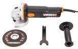 Угловая шлифовальная машина (болгарка) WORX WX711.1, 220v, 115 мм, 750 Вт, кейс (сетевая)