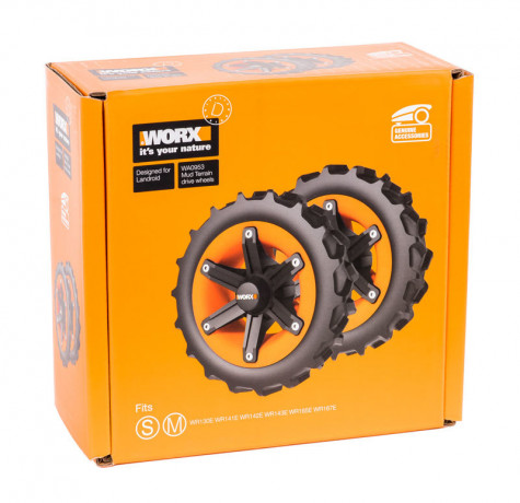 Комплект колес повышенной проходимости "V-образный протектор" для WORX Landroid