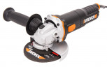 Угловая шлифовальная машина (болгарка) WORX WX712, 220v, 125 мм, 860 Вт, кейс (сетевая)