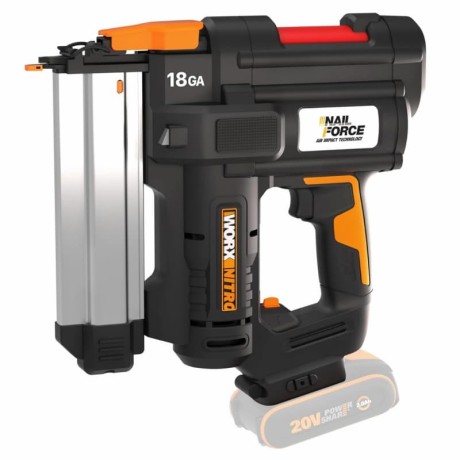 Аккумуляторный гвоздезабивной пистолет WORX WX842, 20В, 2Ач х1, ЗУ, сумка