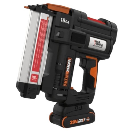 Аккумуляторный гвоздезабивной пистолет WORX WX842, 20В, 2Ач х1, ЗУ, сумка