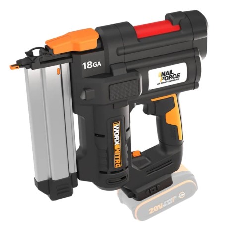 Аккумуляторный гвоздезабивной пистолет WORX WX842, 20В, 2Ач х1, ЗУ, сумка