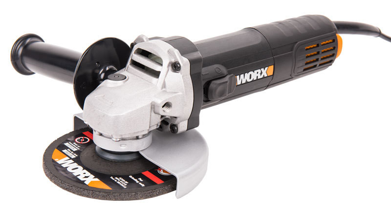 Угловая шлифовальная машина (болгарка) WORX WX713, 220v, 125 мм, 800 Вт (сетевая)