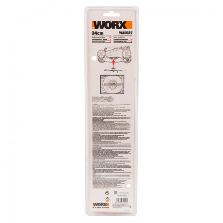 Нож WA0027 для газонокосилки WORX, 34 см