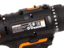 Дрель-шуруповерт аккумуляторная WORX WX100.2, 20В, 2Ач х2, ЗУ 0,4А, сумка
