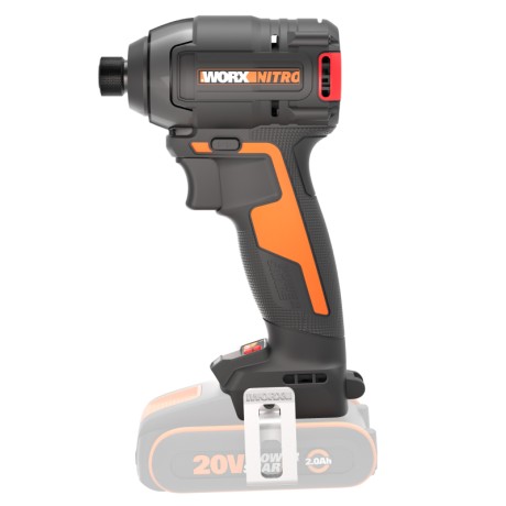 Винтоверт ударный бесщеточный аккумуляторный WORX WX265.9, 20В, 200Нм, без АКБ и ЗУ, коробка