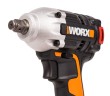 Гайковерт аккумуляторный WORX WX272 20В, БЕСЩЕТОЧНЫЙ, 2АЧ X2, КЕЙС