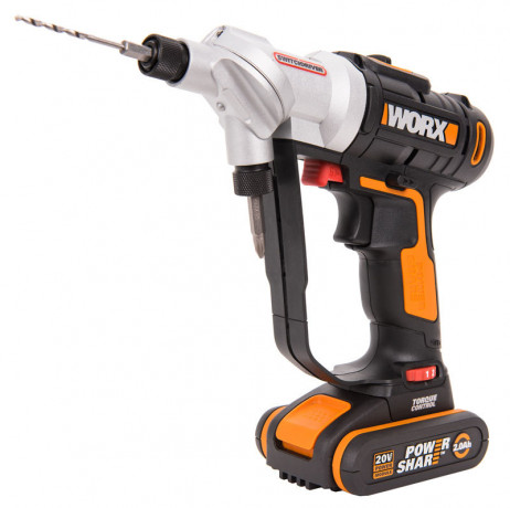 Дрель-шуруповерт WORX Switchdriver WX176.9, 20v, 30 Нм, без АКБ и ЗУ (аккумуляторная)