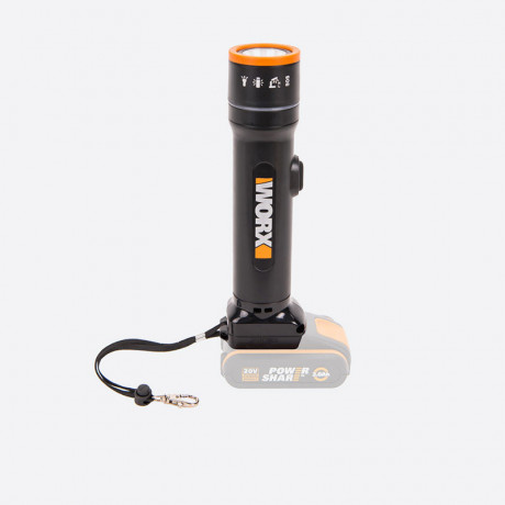 Фонарь WORX WX027.9, 20v, без АКБ и ЗУ (аккумуляторный)