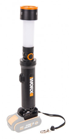 Фонарь WORX WX027.9, 20v, без АКБ и ЗУ (аккумуляторный)
