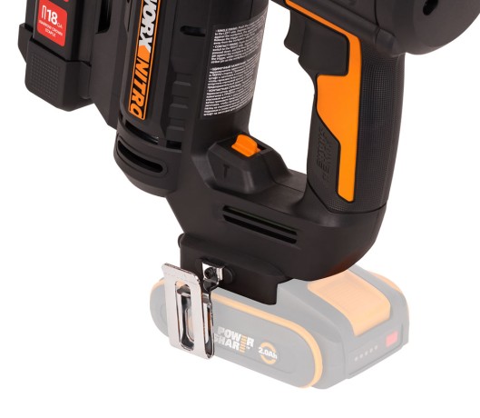 Аккумуляторный Гвозде-скобозабиватель WORX WX844.9 NITRO 20В, БЕЗ АКБ И ЗУ, КОРОБКА