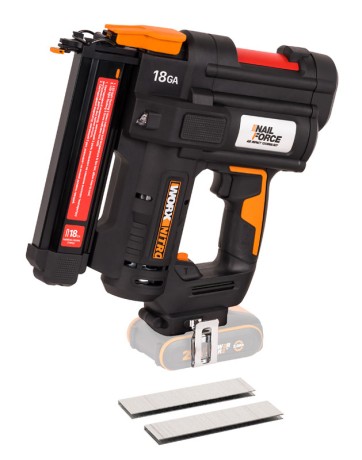 Аккумуляторный Гвозде-скобозабиватель WORX WX844.9 NITRO 20В, БЕЗ АКБ И ЗУ, КОРОБКА