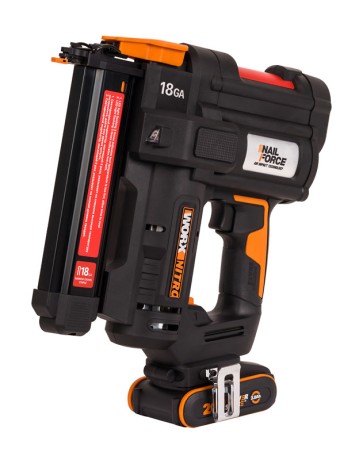 Аккумуляторный Гвозде-скобозабиватель WORX WX844 NITRO 20В, 2АЧ Х1, ЗУ, КЕЙС