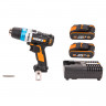 Дрель-шуруповерт WORX AiDrill WX178.1, 20v, 20 Нм, в комплекте АКБ 2х2 А·ч и ЗУ, кейс (аккумуляторная)