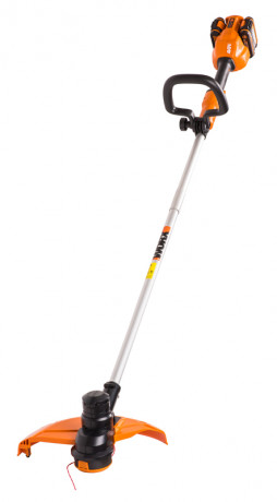 Триммер WORX WG183E, 40v, 33 см, в комплекте АКБ 2х2 А·ч и ЗУ (аккумуляторный)