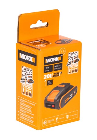 Аккумулятор WORX WA3639 20В, 2АЧ