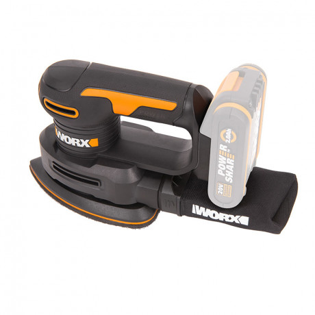 Дельто-шлифовальная машина WORX WX822.9, 20В, без АКБ и ЗУ, кейс  (аккумуляторная)