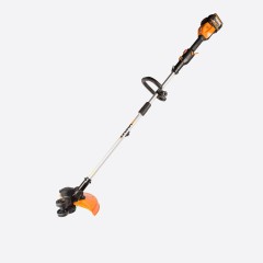 Триммер WORX WG184E, 40v, 33 см, в комплекте АКБ 2х2 А·ч и ЗУ (аккумуляторный)