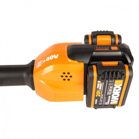 Триммер WORX WG184E.9, 40v, 33 см, без АКБ и ЗУ (аккумуляторный)