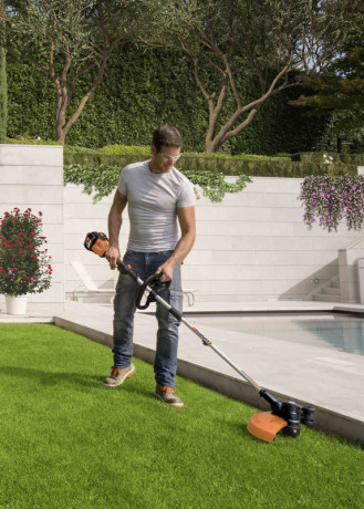 Триммер WORX WG184E.9, 40v, 33 см, без АКБ и ЗУ (аккумуляторный)