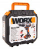 Ударная дрель-шуруповерт WORX WX372, 20v, 50 Нм, в комплекте АКБ 2х2 А·ч и ЗУ, кейс (аккумуляторная)