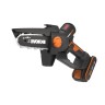 Пила аккумуляторная бесщёточная WORX WG325E 20В, 12СМ, 2АЧ Х1, ЗУ 2А, КОРОБКА