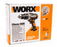 Ударная дрель-шуруповерт WORX WX372.9, 20v, 50 Нм, без АКБ и ЗУ (аккумуляторная)