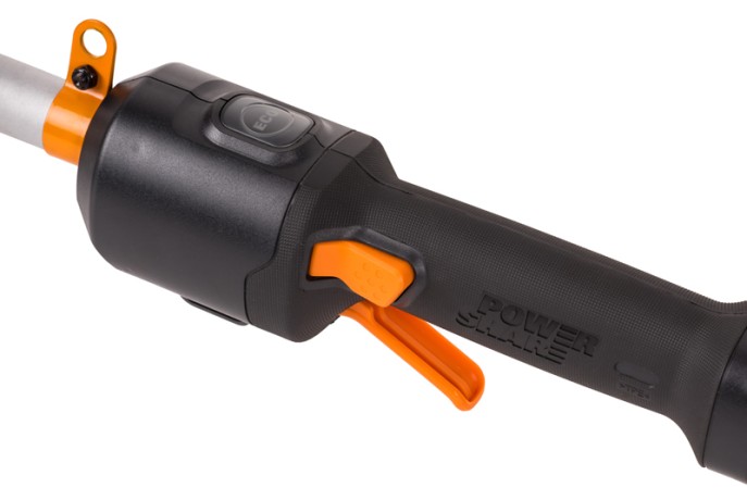 Триммер WORX WG186E, 40v, 33 см, в комплекте АКБ 2х4 А·ч и ЗУ (аккумуляторный)