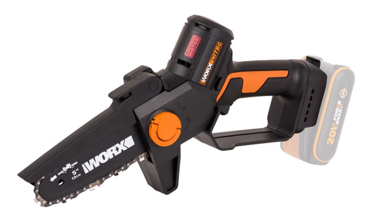 Пила аккумуляторная бесщёточная WORX WG325E.9 20В, 12СМ, БЕЗ АКБ И ЗУ