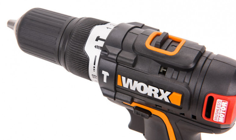 Ударная дрель-шуруповерт WORX WX367, 20v, 40 Нм, в комплекте АКБ 2х1.5 А·ч и ЗУ, кейс (аккумуляторная)