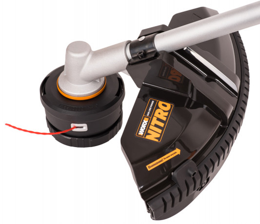 Триммер WORX NITRO WG186E.1, 40v, 38 см, в комплекте АКБ 2х4 А·ч и ЗУ (аккумуляторный)