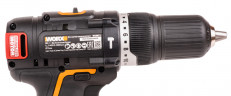 Ударная дрель-шуруповерт WORX WX367.1, 20v, 40 Нм, в комплекте АКБ 2х2 А·ч и ЗУ, с набором оснастки 158 шт. (аккумуляторная)