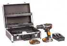 Ударная дрель-шуруповерт WORX WX367.1, 20v, 40 Нм, в комплекте АКБ 2х2 А·ч и ЗУ, с набором оснастки 158 шт. (аккумуляторная)