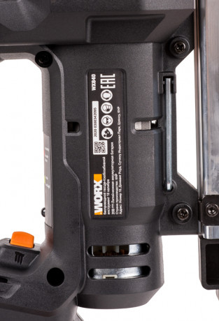 Гвозде-скобозабиватель WORX WX840 20v, в комплекте АКБ 2 А·ч и ЗУ, кейс (аккумуляторный)