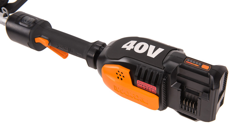 Триммер WORX WG186E.9, 40v, 33 см, без АКБ и ЗУ (аккумуляторный)