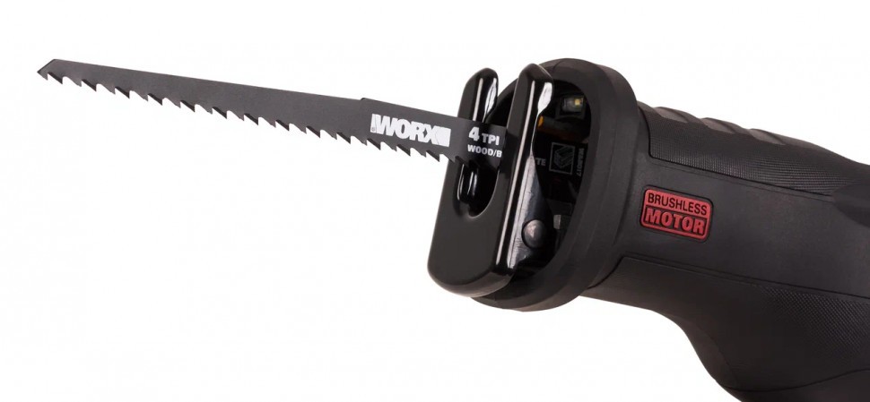 Аккумуляторная сабельная пила WORX WX516, 20В, 4Ач х1, ЗУ 2А.